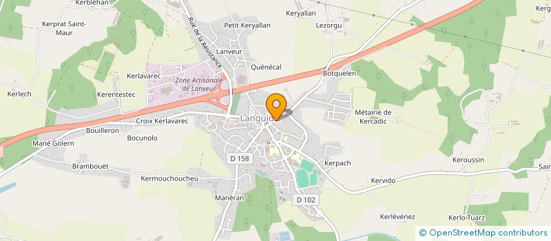 localisation de l'entreprise HECAMA  LANGUIDIC