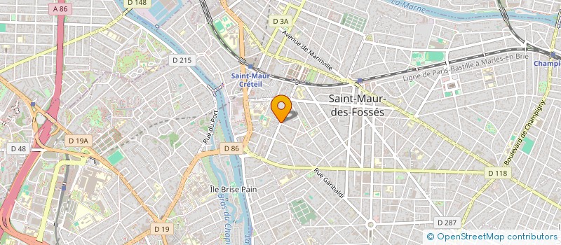 localisation de l'entreprise HECART INVEST à SAINT-MAUR-DES-FOSSES