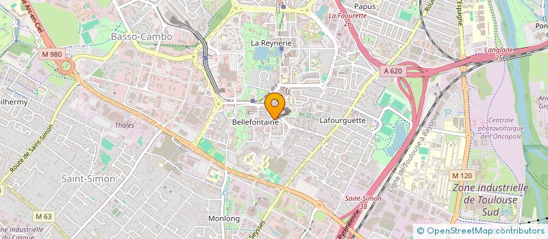 localisation de l'entreprise HECAT  TOULOUSE