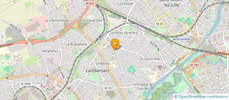 localisation de l'entreprise HECATE à LAMBERSART