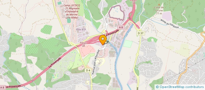 localisation de l'entreprise HECATE à FREJUS