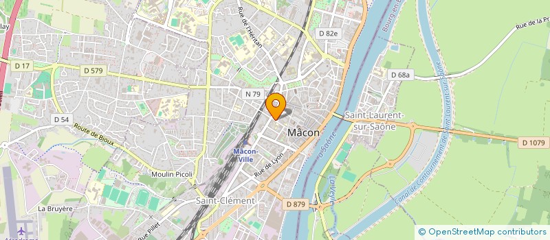 localisation de l'entreprise HECATE à MACON