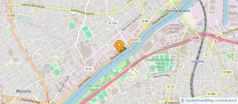 localisation de l'entreprise HECATE INSERTION  ARGENTEUIL