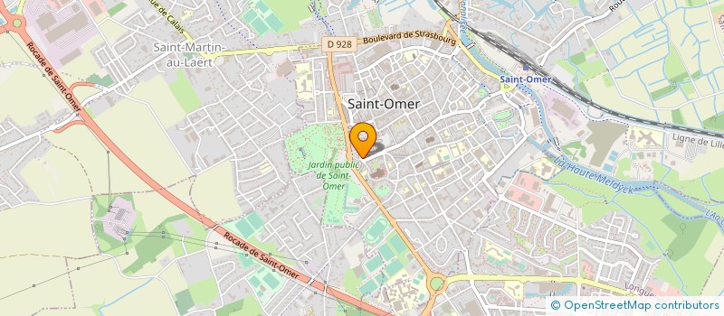 localisation de l'entreprise HECAU  SAINT-OMER