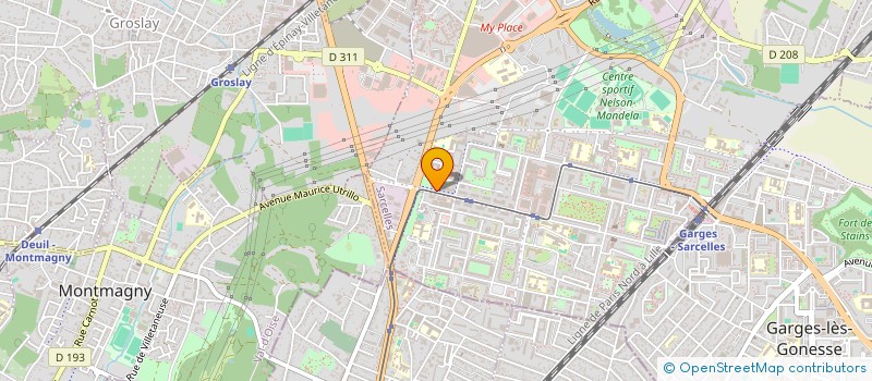localisation de l'entreprise HECBAT à SARCELLES