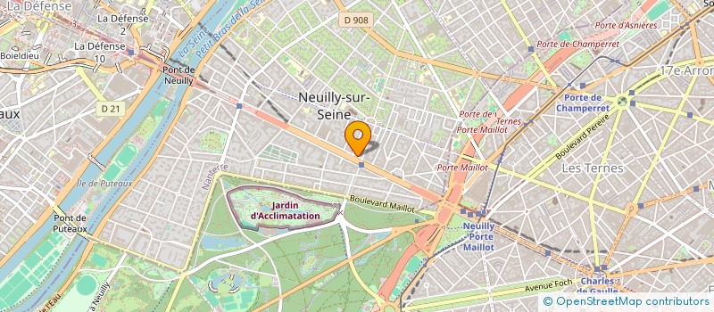 localisation de l'entreprise HECF FRANCE 2 SCI à NEUILLY-SUR-SEINE
