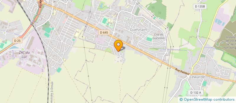 localisation de l'entreprise HECFEUILLE SAS à GUESNAIN
