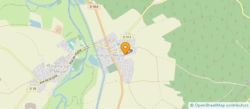 localisation de l'entreprise HECHINGER  BRAS-SUR-MEUSE
