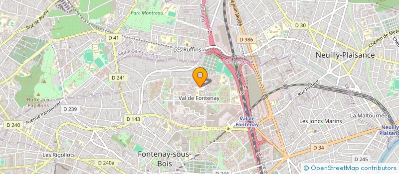 localisation de l'entreprise HECHT I. ET LE BARROIS D ORGEVAL T. à FONTENAY-SOUS-BOIS