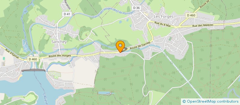 localisation de l'entreprise HECHT INVEST  LES FORGES