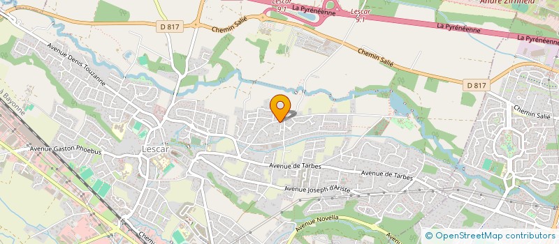 localisation de l'entreprise HECIDES  LESCAR