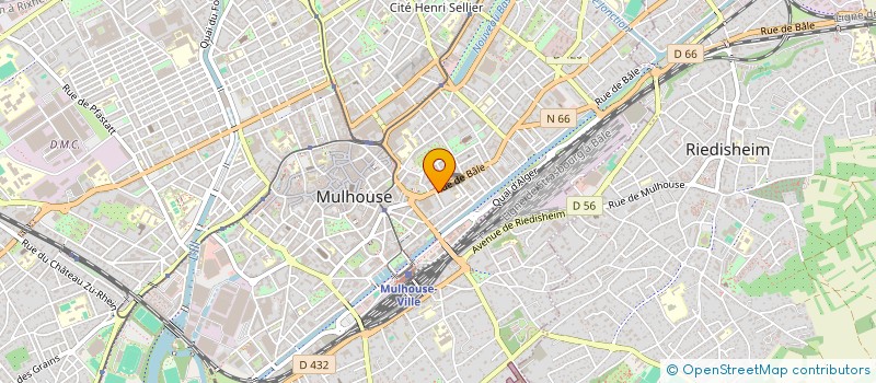 localisation de l'entreprise HECKEL-WINTZENRIETH (IMM)  MULHOUSE