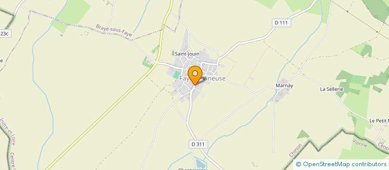 localisation de l'entreprise HECLA CONCEPT  FAYE-LA-VINEUSE