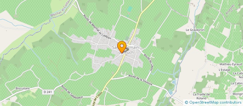 localisation de l'entreprise HECLAIR  SAINT-GERMAIN-DU-PUCH