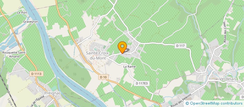 localisation de l'entreprise HECLAURE  SAINTE-CROIX-DU-MONT