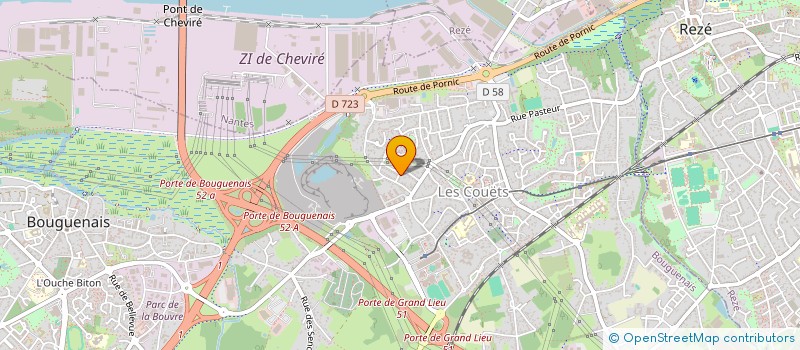 localisation de l'entreprise HECLIE à BOUGUENAIS