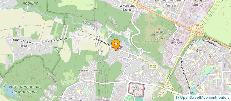 localisation de l'entreprise HECLIPSE  ELANCOURT