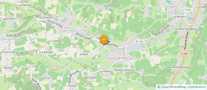localisation de l'entreprise HECLOS à PORTE-DES-PIERRES-DOREES