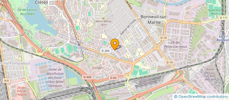 localisation de l'entreprise HECLUZ à CRETEIL