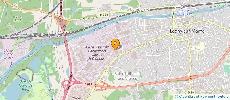 localisation de l'entreprise HECO à LAGNY-SUR-MARNE