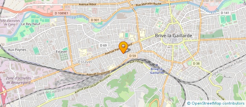 localisation de l'entreprise HECO  BRIVE-LA-GAILLARDE