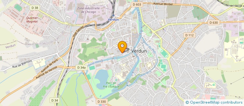 localisation de l'entreprise HECO ELECTRICITE GENERALE à VERDUN