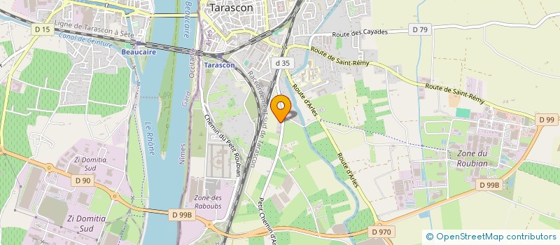 localisation de l'entreprise HECOMME  TARASCON