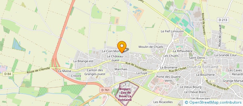 localisation de l'entreprise HECOPHI  DOUE-EN-ANJOU