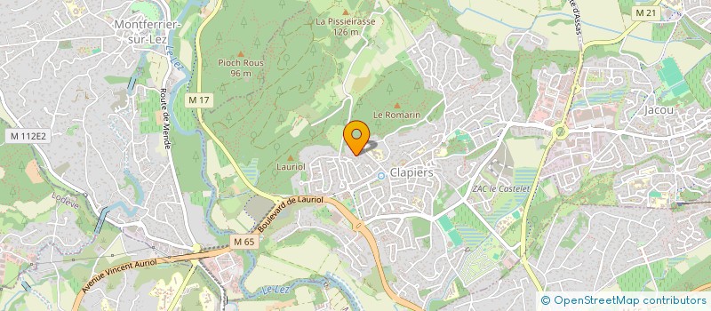 localisation de l'entreprise HECTARE à CLAPIERS