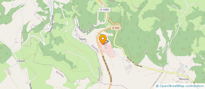 localisation de l'entreprise HECTHOR  ESPALION