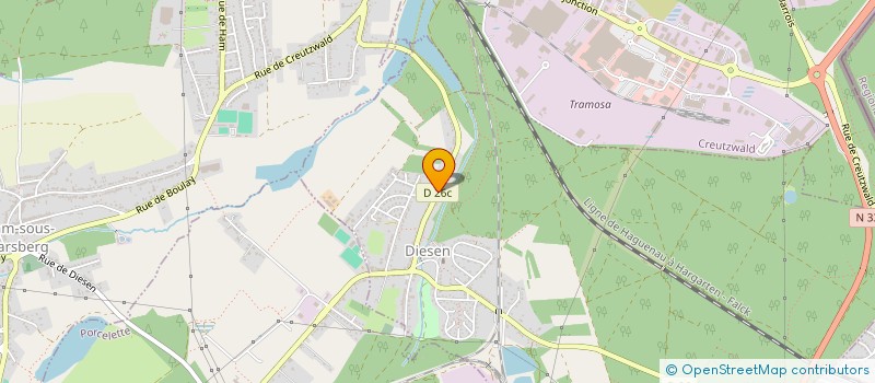 localisation de l'entreprise HECTOR  SAINT-AVOLD