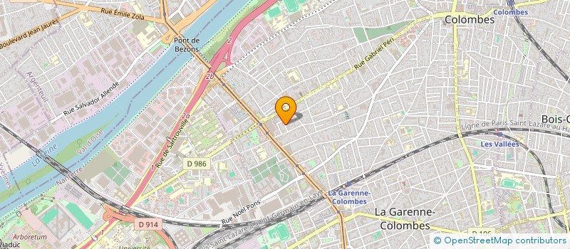 localisation de l'entreprise HECTOR à COLOMBES