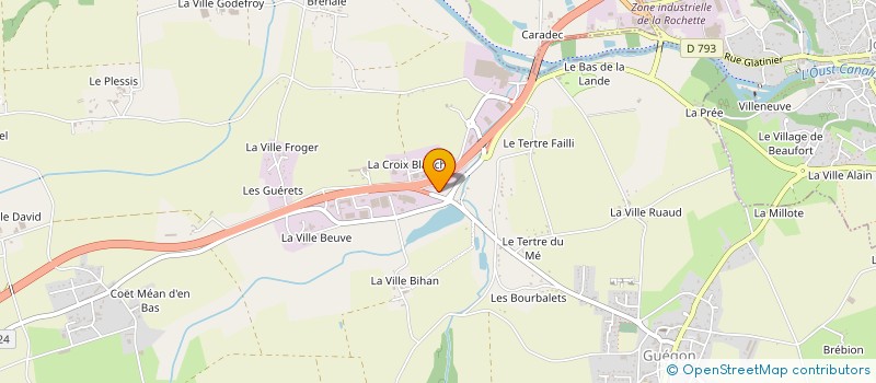 localisation de l'entreprise HECTOR  JOSSELIN