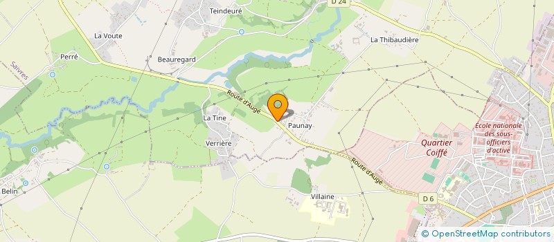 localisation de l'entreprise HECTOR NA  SAIVRES