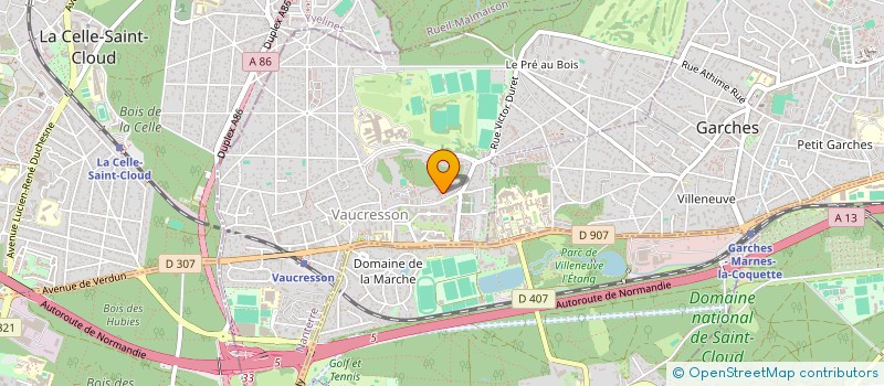 localisation de l'entreprise HECTORIA PARTNERS  VAUCRESSON