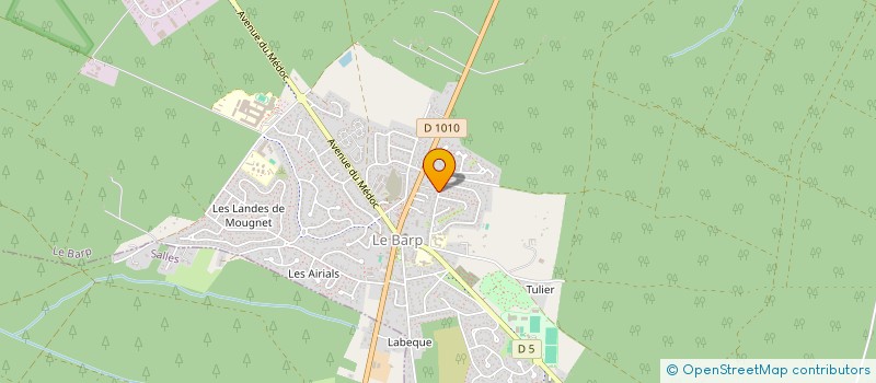 localisation de l'entreprise HECYREL  LE BARP