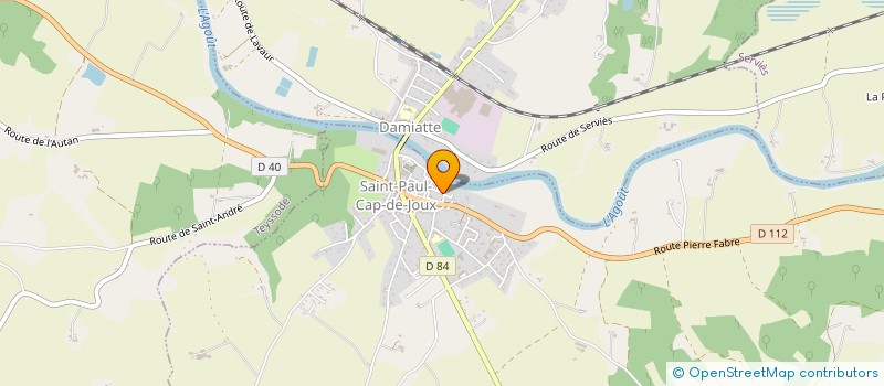 localisation de l'entreprise HED 23  SAINT-PAUL-CAP-DE-JOUX