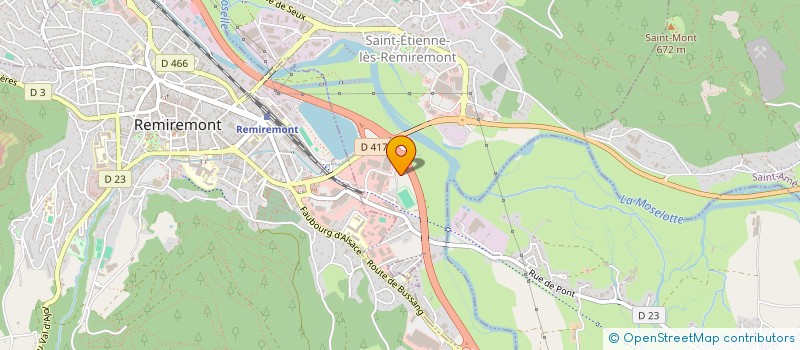 localisation de l'entreprise HED HOLDING  SAINT-ETIENNE-LES-REMIREMONT