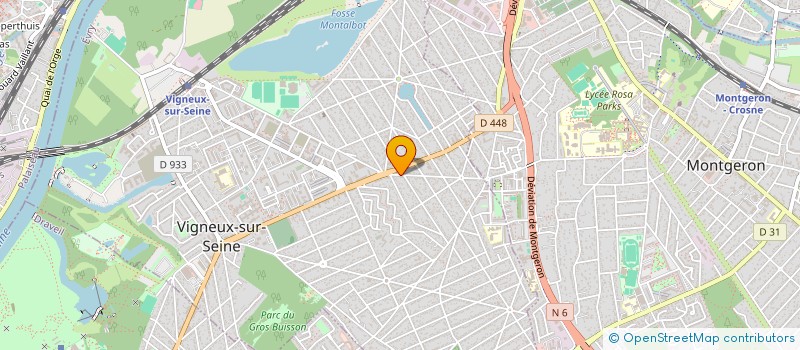 localisation de l'entreprise HED TRANSPORT à VIGNEUX-SUR-SEINE