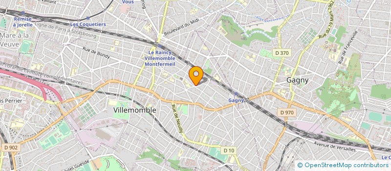 localisation de l'entreprise HEDAYADECO  VILLEMOMBLE