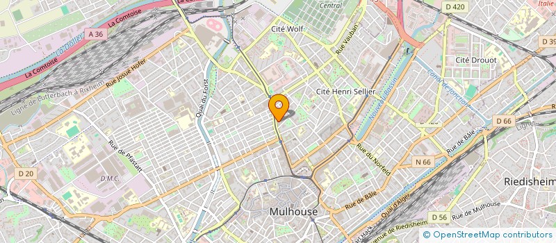 localisation de l'entreprise HEDEF AJANS  MULHOUSE