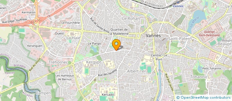 localisation de l'entreprise HEDEL à VANNES