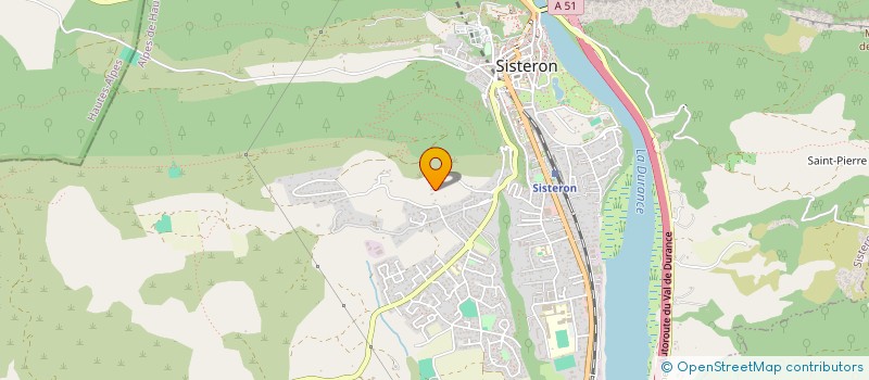 localisation de l'entreprise HEDEN  SISTERON