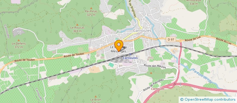 localisation de l'entreprise HEDENGUESS  CARNOULES