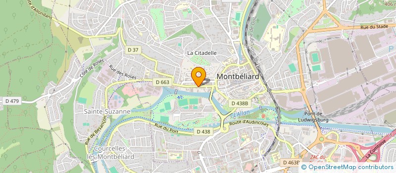 localisation de l'entreprise HEDERA  MONTBELIARD