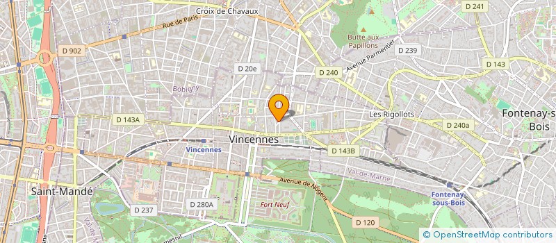 localisation de l'entreprise HEDES HABITAT à VINCENNES