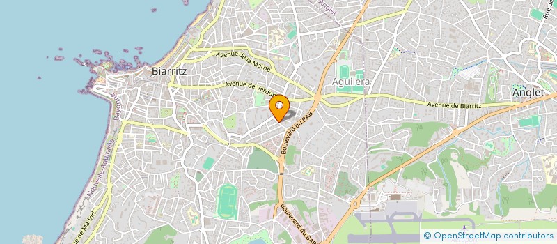 localisation de l'entreprise HEDGART à BIARRITZ