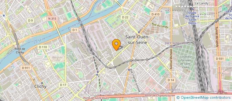 localisation de l'entreprise HEDGEPOINT CONSULTING à SAINT-OUEN-SUR-SEINE