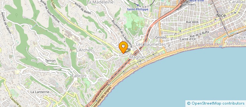 localisation de l'entreprise HEDHILI STRUCTURES à NICE