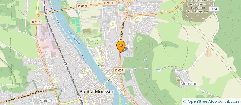 localisation de l'entreprise HEDIA INVEST  PONT-A-MOUSSON